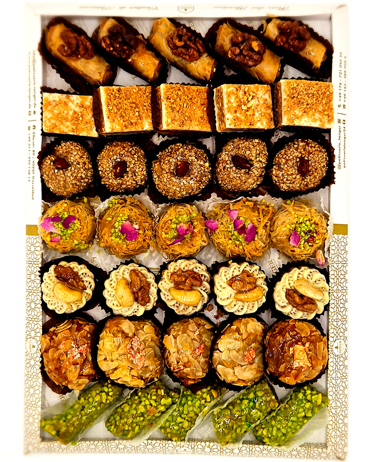 Gemischte marokkanische Gebäck-Spezialitäten "Tanger" von Patisserie Tanger