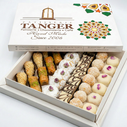 Marokkanisches Gebäck Überraschungsbox – Handgemachte Bestseller mit Mandeln &amp; Honig