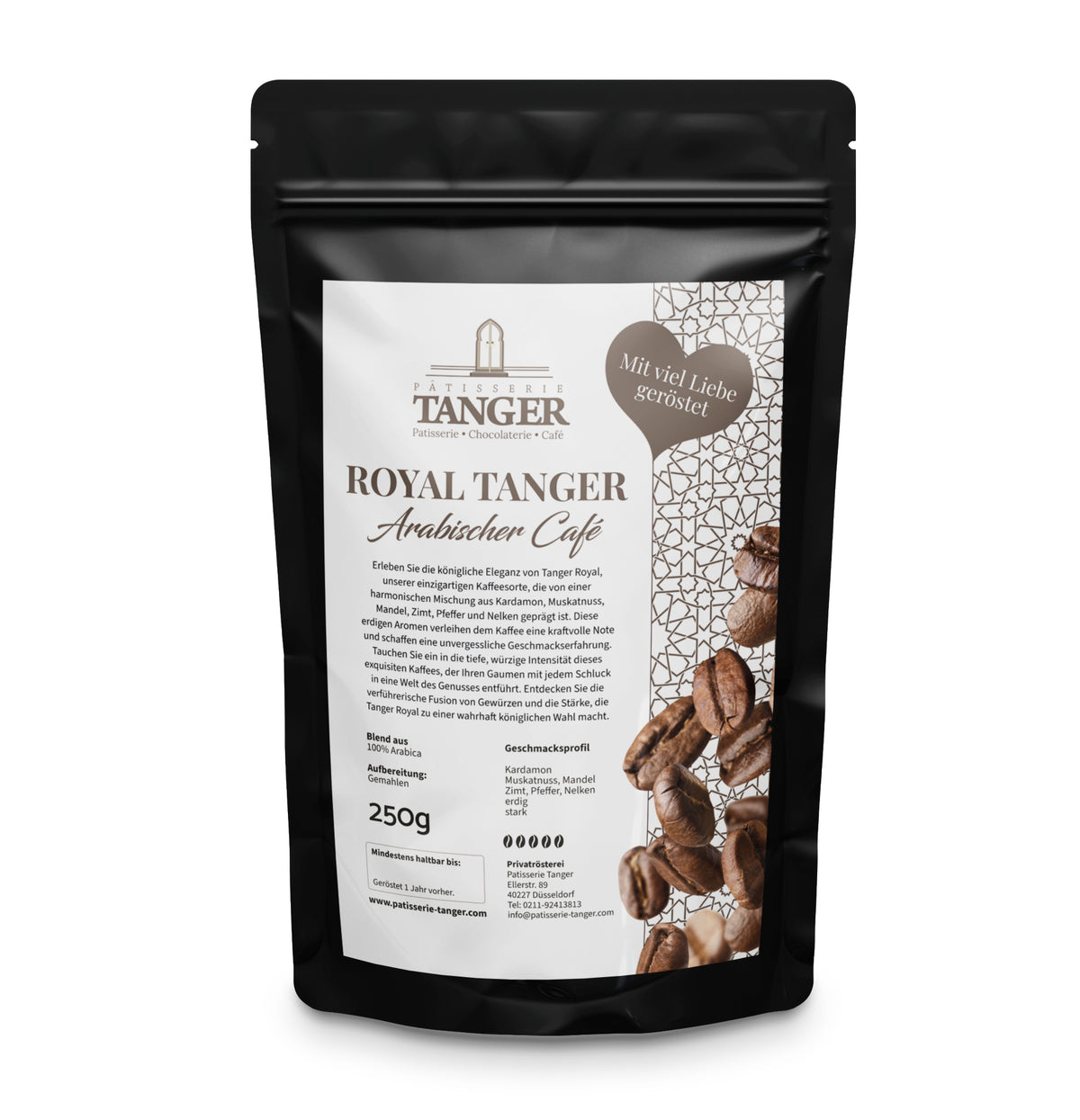 Royal Tanger - Arabischer Café 250g von Patisserie Tanger